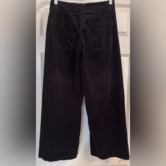 Maeve The Colette Wide Leg Corduroy Cropped Pant - Picture 6 of 8